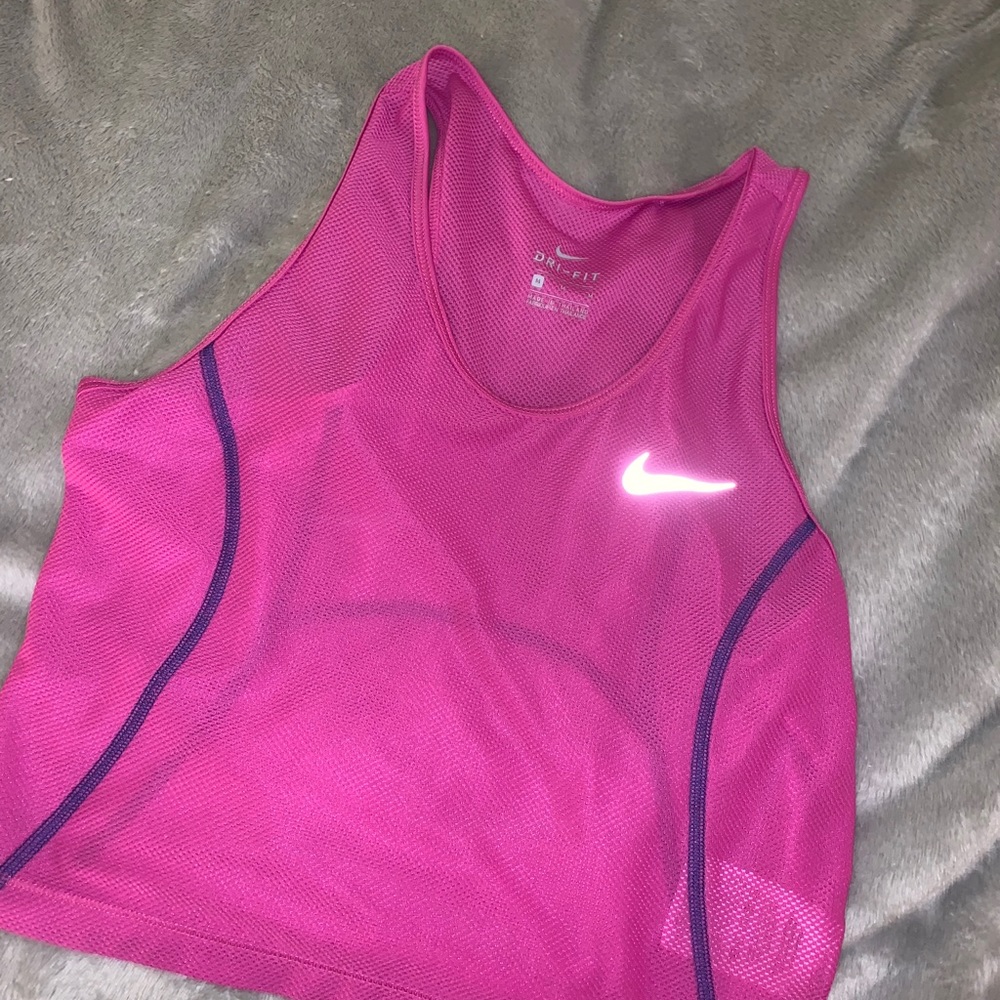 Nike dri-fit mesh crop top